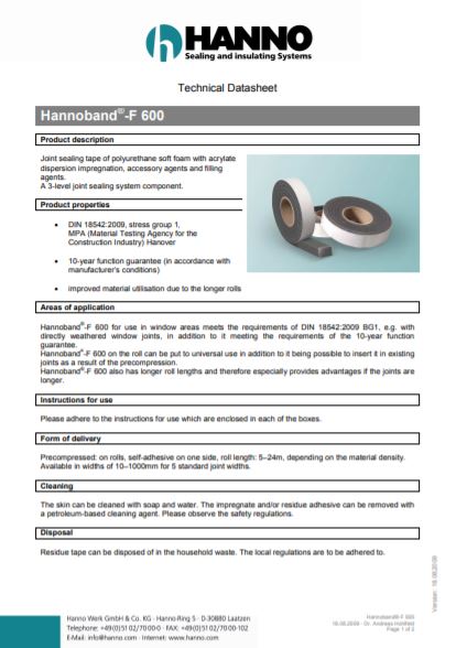 Hannoband-F600